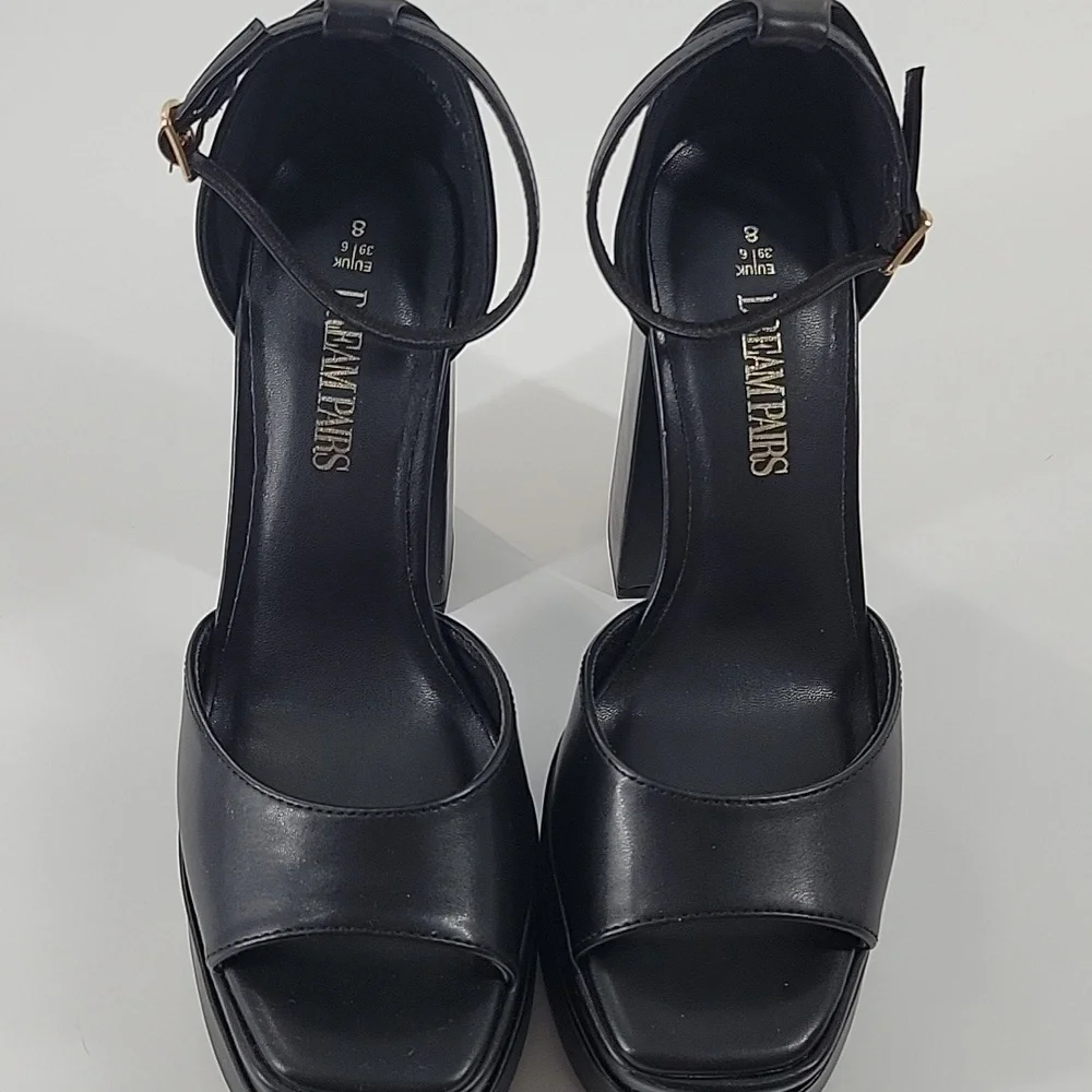 Black Platform Heels New In Box